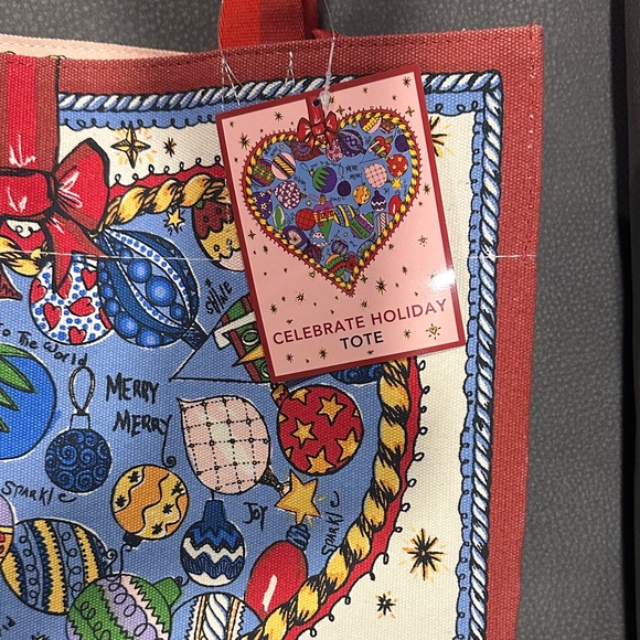 Colorful Heart Tote Bag Brighton NWT - Picture 7 of 7